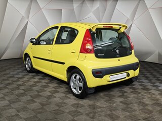 2007 Peugeot 107 I, жёлтый, 585150 рублей, вид 4