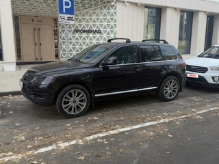 2007 Volkswagen Touareg I Рестайлинг, чёрный, 1350000 рублей, вид 4