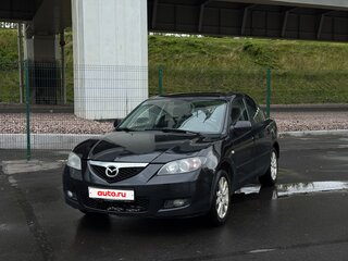 2008 Mazda 3 I (BK) Рестайлинг, чёрный, 300000 рублей, вид 2