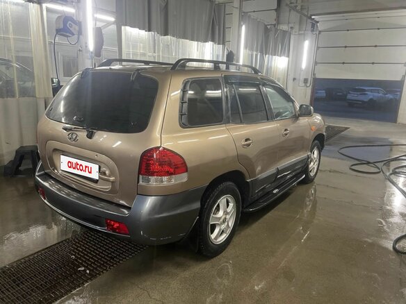 2004 Hyundai Santa Fe I, бежевый, 510000 рублей - вид 2