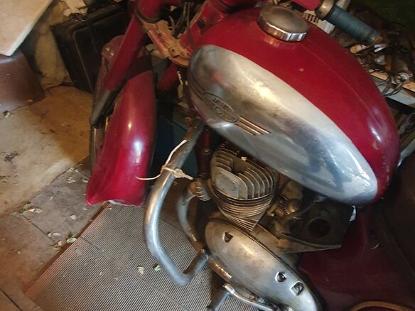 1969 Jawa 350/360, пурпурный, 420000 рублей - вид 6