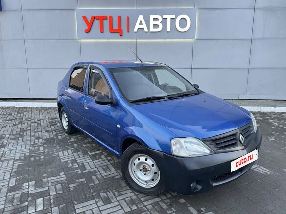 2007 Renault Logan I, синий, 250000 рублей - вид 2