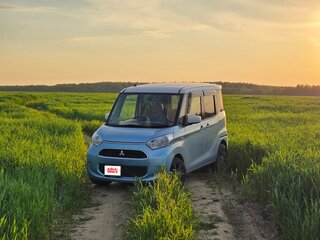 2017 Mitsubishi eK Space I Рестайлинг, голубой, 645000 рублей, вид 1