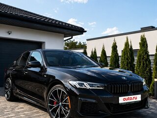 2021 BMW 5 серии 540i VII (G30/G31/G38) Рестайлинг, чёрный, 3800000 рублей, вид 1