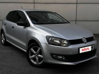 2010 Volkswagen Polo V, серебристый, 580000 рублей, вид 3