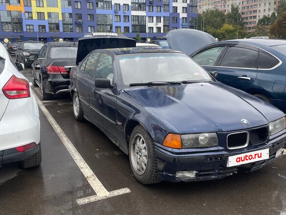 1994 BMW 3 серии 316i III (E36), синий - вид 3