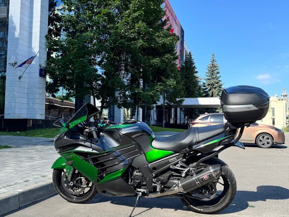 2018 Kawasaki ZZR 1400, зелёный, 1350000 рублей - вид 29