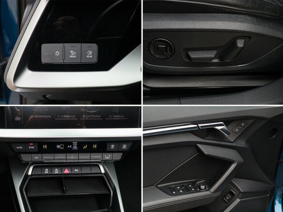 2020 Audi A3 Sportback 35 TFSI IV (8Y), синий, 2690000 рублей - вид 13