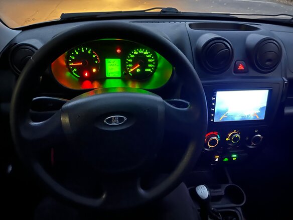 2012 Lada (ВАЗ) Granta I, серебристый, 387000 рублей - вид 7