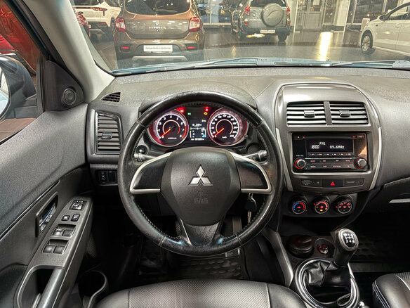 2013 Mitsubishi ASX I Рестайлинг, голубой, 998000 рублей - вид 12
