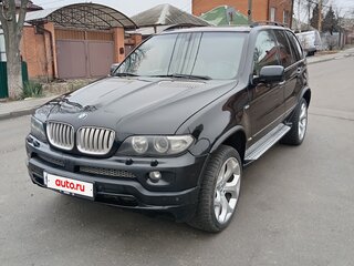 2004 BMW X5 3.0d I (E53) Рестайлинг, чёрный, 1250000 рублей, вид 1