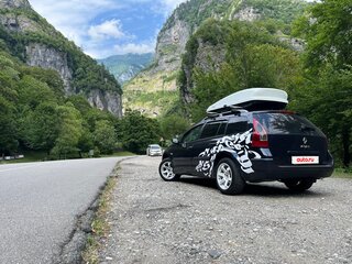 2008 Renault Megane II Рестайлинг, синий, 650000 рублей, вид 4