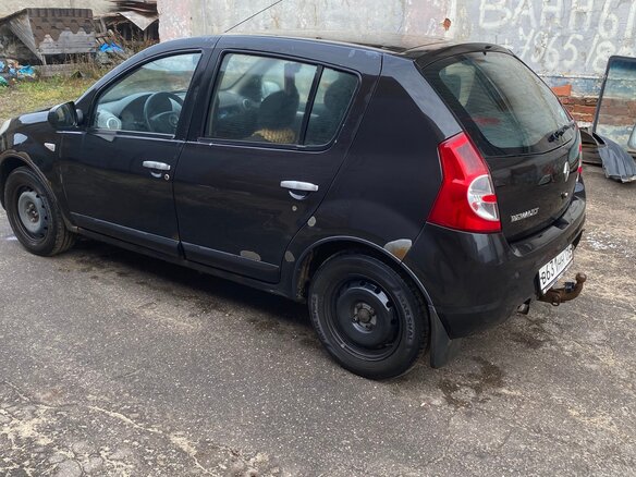 2011 Renault Sandero I, чёрный, 270000 рублей - вид 5