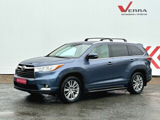 2014 Toyota Highlander III (XU50), голубой, 3150000 рублей, вид 1