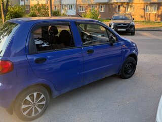 2008 Daewoo Matiz I Рестайлинг, синий, 210000 рублей, вид 2