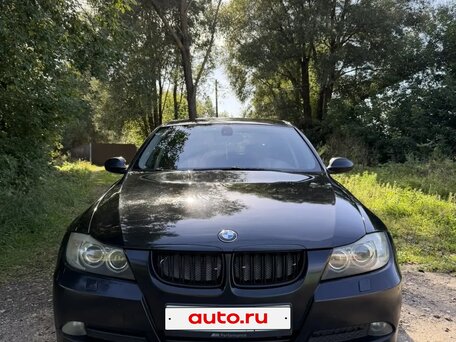 2007 BMW 3 серии 320i V (E90/E91/E92/E93), чёрный, 900000 рублей, вид 2