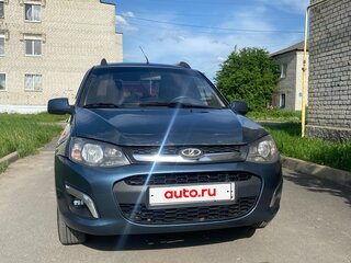 2015 Lada (ВАЗ) Kalina II, серый, 380000 рублей, вид 2