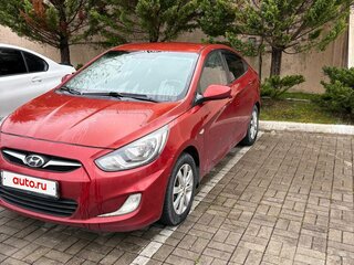 2011 Hyundai Solaris I, красный, 450000 рублей, вид 2