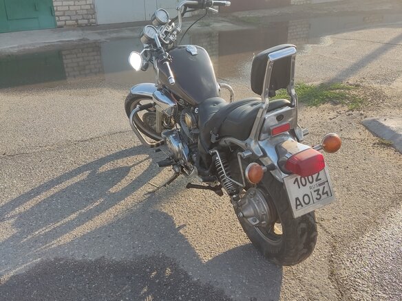 1985 Yamaha XV750 Virago, коричневый, 280000 рублей - вид 1