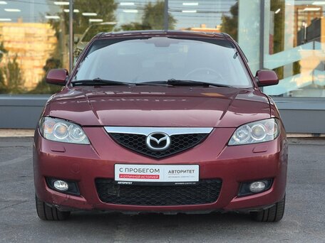 2008 Mazda 3 I (BK) Рестайлинг, красный, 419000 рублей, вид 3