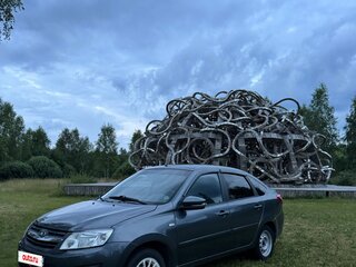 2015 Lada (ВАЗ) Granta I, серый, 480000 рублей, вид 1
