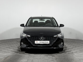 2020 Hyundai Solaris II Рестайлинг, чёрный, 1489000 рублей, вид 2