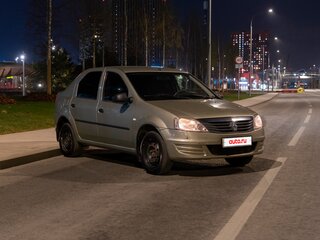 2012 Renault Logan I Рестайлинг, бежевый, 450000 рублей, вид 3