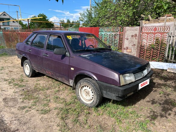 1997 Lada (ВАЗ) 21099, фиолетовый, 100000 рублей - вид 2