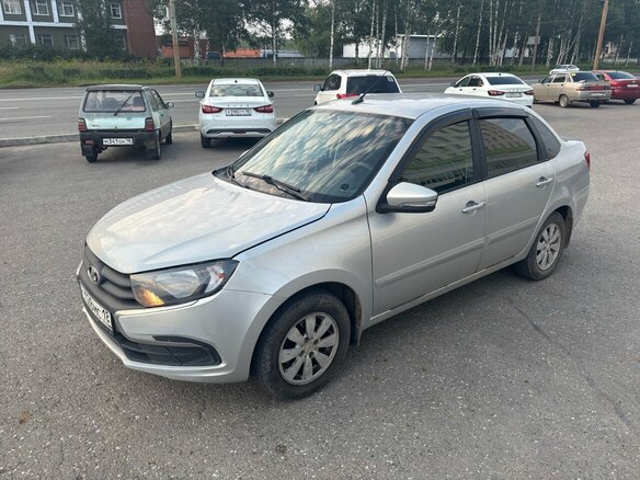2018 Lada (ВАЗ) Granta I Рестайлинг, серебристый, 670000 рублей - вид 2