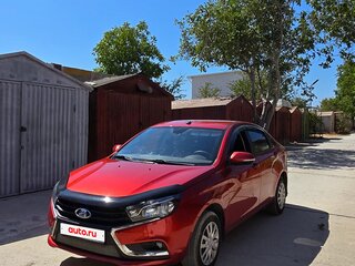 2016 Lada (ВАЗ) Vesta I, красный, 745000 рублей, вид 2