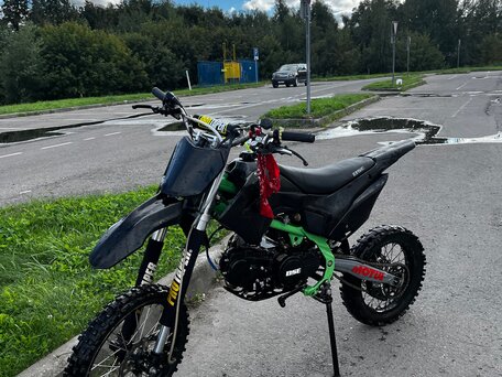 2021 BSE MX 125, зелёный, 61000 рублей, вид 4