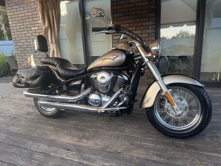 2011 Kawasaki VN900 Vulcan, чёрный, 590000 рублей, вид 1