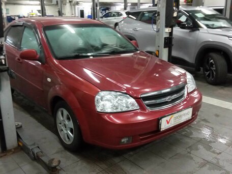 2006 Chevrolet Lacetti I, красный, 320000 рублей, вид 2