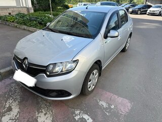 2017 Renault Logan II, серебристый, 610000 рублей, вид 2