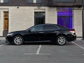 2018 Toyota Camry VII (XV50) Рестайлинг 2, чёрный, 1700000 рублей, вид 5