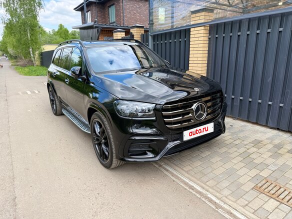 2024 Mercedes-Benz GLS 450 II (X167) Рестайлинг, чёрный - вид 2