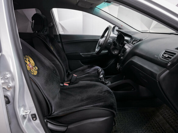 2012 Kia Rio III, серебристый, 730000 рублей - вид 10