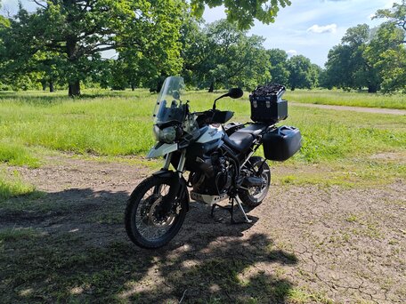 2012 Triumph Tiger 800, белый, 670000 рублей, вид 5
