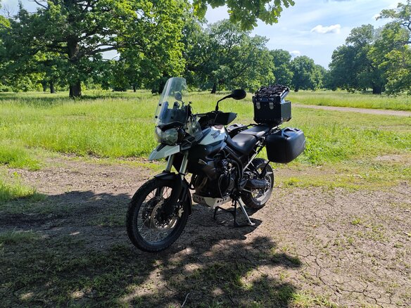2012 Triumph Tiger 800, белый, 670000 рублей - вид 11