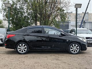 2012 Hyundai Solaris I, чёрный, 599000 рублей, вид 5