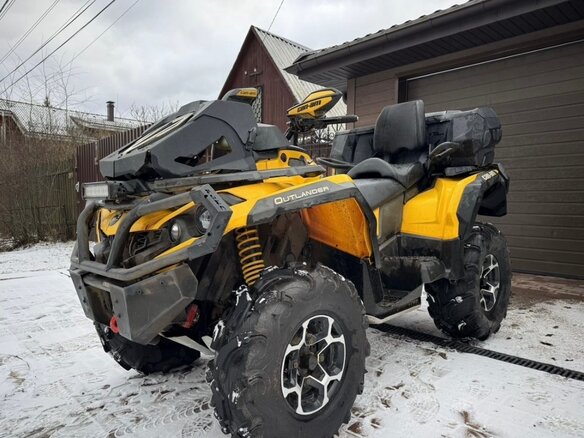 2012 BRP Can-Am Outlander MAX 500, жёлтый, 650000 рублей - вид 7