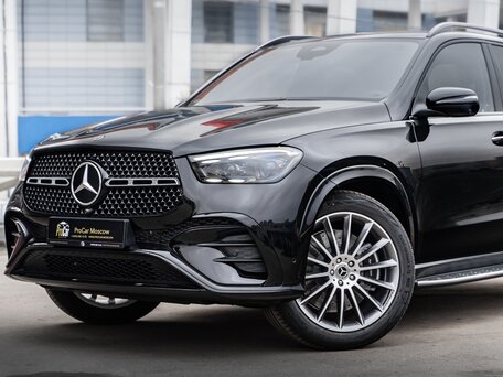 2025 Mercedes-Benz GLE 450 d II (V167) Рестайлинг, чёрный, вид 2