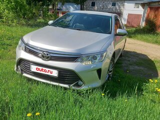 2016 Toyota Camry US Market VII (XV50) Рестайлинг, серебристый, 1800000 рублей, вид 3
