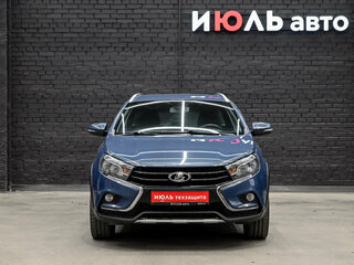 2018 Lada (ВАЗ) Vesta SW Cross I, синий, 1050000 рублей, вид 2