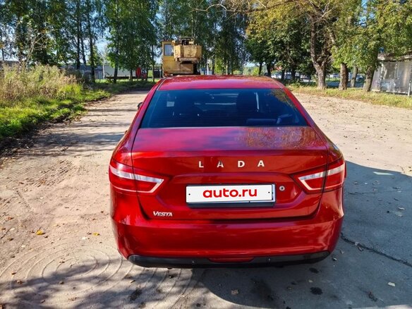 2016 Lada (ВАЗ) Vesta I, красный - вид 8