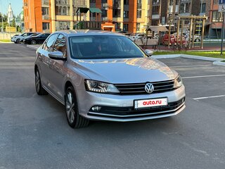 2014 Volkswagen Jetta VI Рестайлинг, серебристый, 1175000 рублей, вид 4