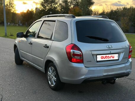 2013 Lada (ВАЗ) Kalina II, серебристый, 240000 рублей, вид 3