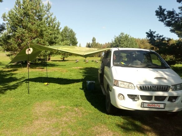 2002 Hyundai Starex I Рестайлинг, белый - вид 4