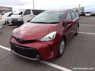 2019 Toyota Prius Alpha I (ZVW40/41) Рестайлинг, красный, 1950000 рублей, вид 1