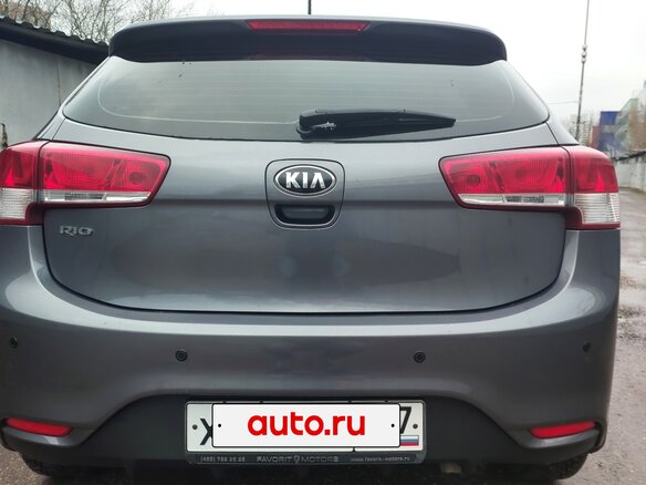 2016 Kia Rio III Рестайлинг, серый, 1000000 рублей - вид 7